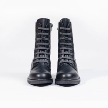 BOTIN GOMA NEGRO 7612 VALERIA FRONTAL DOBLE - BOTÍN DE MUJER VALERIA'S 9550 | CALIDEZ Y ESTILO