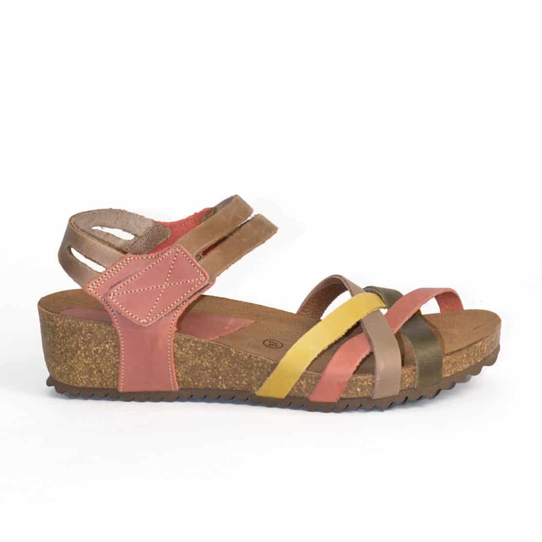 Interbios 5338 5338 kaki 3 - SANDALIA MUJER INTERBIOS 5338 Interbios 5338