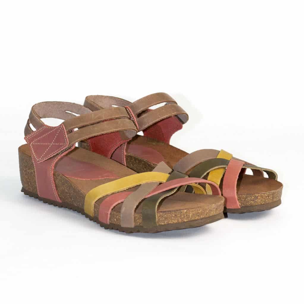 Interbios 5338 5338 kaki 4 - SANDALIA MUJER INTERBIOS 5338 interbios sandalias online