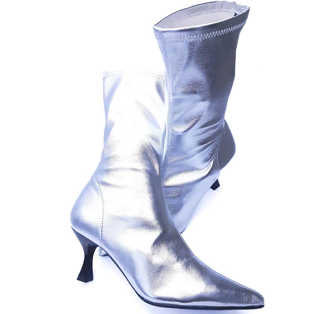 botin mujer daniela vega 2207 plata 2 - BOTIN MUJER DANIELA VEGA 2207 Daniela Vega 2207, Botín Mujer