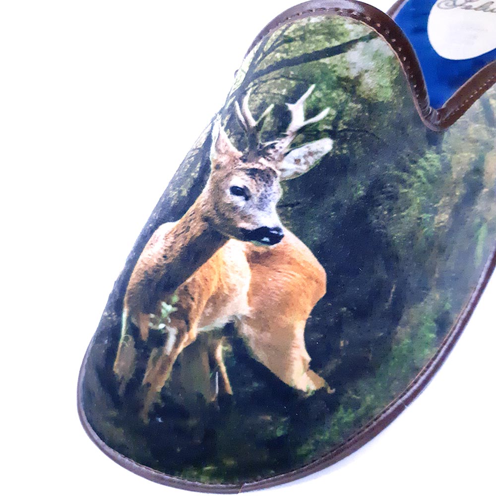 Zapatilla Hombre Pelusin 300 Corzo 4 - ZAPATILLA HOMBRE PELUSIN 300 CORZO | CALIDEZ Y ESTILO CON DISEÑO DE ANIMALES EN EL BOSQUE PELUSIN 300 Corzo, Zapatilla Hombre