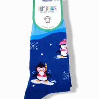 BILLY BROWN Pingüinos, Calcetín Unisex