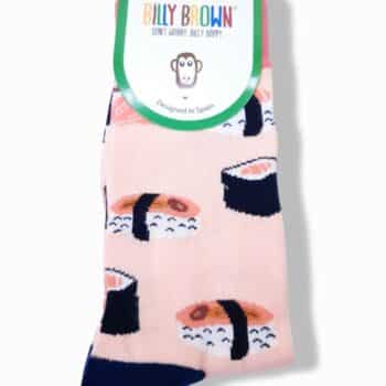 BILLY BROWN Sushi, Calcetín Unisex
