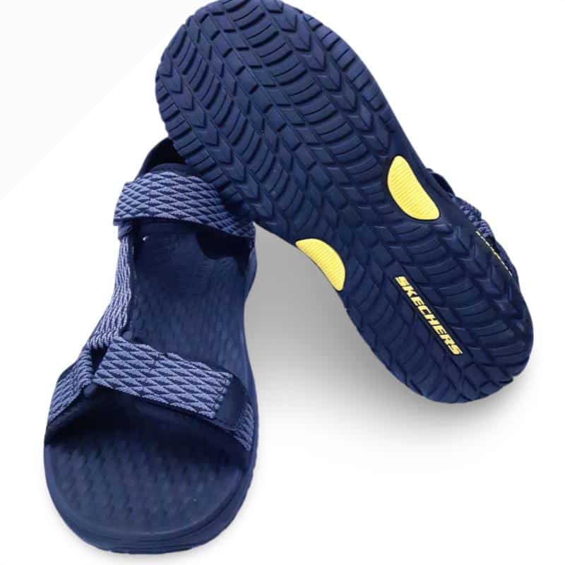 sandalia hombre skechers rip tide black gray 02 - SANDALIA HOMBRE SKECHERS LOMELL RIP TIDE SKECHERS Rip Tide, Sandalia Hombre