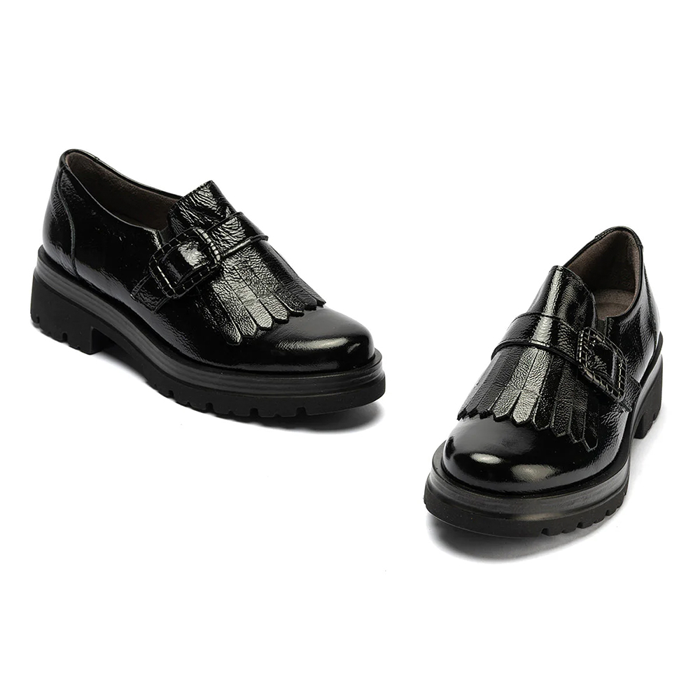 zapato abotinado charol mujer pitillos 10097 negro oxford chic 5 - ZAPATO ABOTINADO EN CHAROL MUJER PITILLOS 10097 NEGRO | ESTILO OXFORD CHIC CON TACÓN BAJO zapato abotinado charol mujer pitillos 10097 negro oxford chic 5 - ZAPATO ABOTINADO EN CHAROL MUJER PITILLOS 10097 NEGRO | ESTILO OXFORD CHIC CON TACÓN BAJO