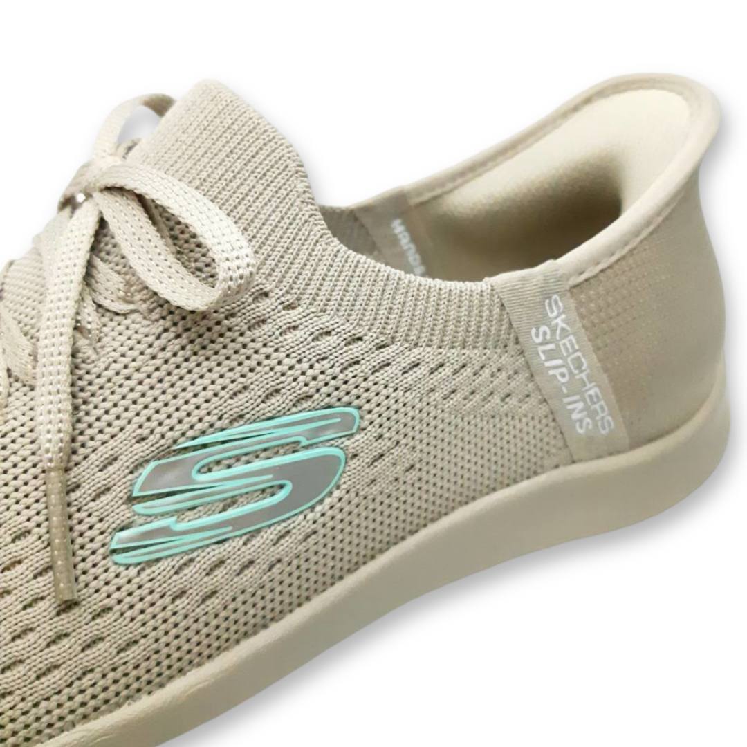 IMG 7348 - ZAPATILLAS MUJER SKECHERS SLIP-INS 150263-TPE | VEGANAS, LAVABLES Y CON CORDONES skechers-slip-ins-150263-tpe-mujer