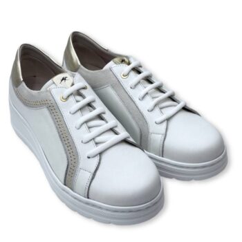 Zapatos Fluchos Aqua F1997 504066 Blanco - deportivas para mujer con cuña, comodidad y diseño sofisticado