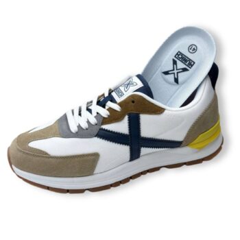 Zapatillas Munich Versatile 25 8832025_41-be-4054-blanco - deportivas para hombre con suela amortiguada, transpirabilidad y diseño moderno.