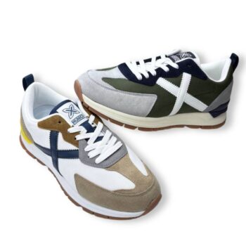 Zapatillas Munich Versatile 25 8832024_42 BE-4088 Verde - deportivas para hombre con suela amortiguada, transpirabilidad y diseño moderno.
