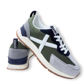 Zapatillas Munich Versatile 25 8832024_42 BE-4088 Verde - deportivas para hombre con suela amortiguada, transpirabilidad y diseño moderno.