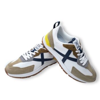Zapatillas Munich Versatile 25 8832025_41-be-4054-blanco - deportivas para hombre con suela amortiguada, transpirabilidad y diseño moderno.