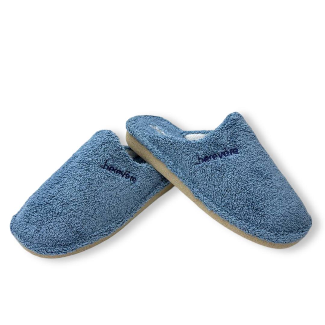 IMG 1084 - ZAPATILLAS CASA BEREVERE V9409 AGUAMAR | CHINELAS CÓMODAS, SUELA FLEXIBLE Y TEJIDO SUAVE Zapatillas de casa Berevere V9409 Aguamar - chinelas para mujer con rizo suave y plantilla acolchada