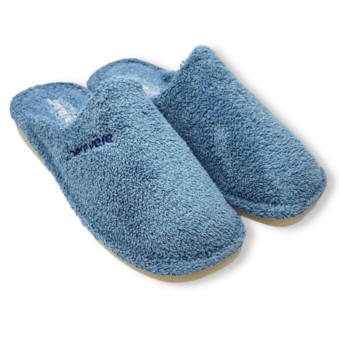 IMG 1093 - ZAPATILLAS CASA BEREVERE V9409 AGUAMAR | CHINELAS CÓMODAS, SUELA FLEXIBLE Y TEJIDO SUAVE Zapatillas de casa Berevere V9409 Aguamar - chinelas para mujer con rizo suave y plantilla acolchada