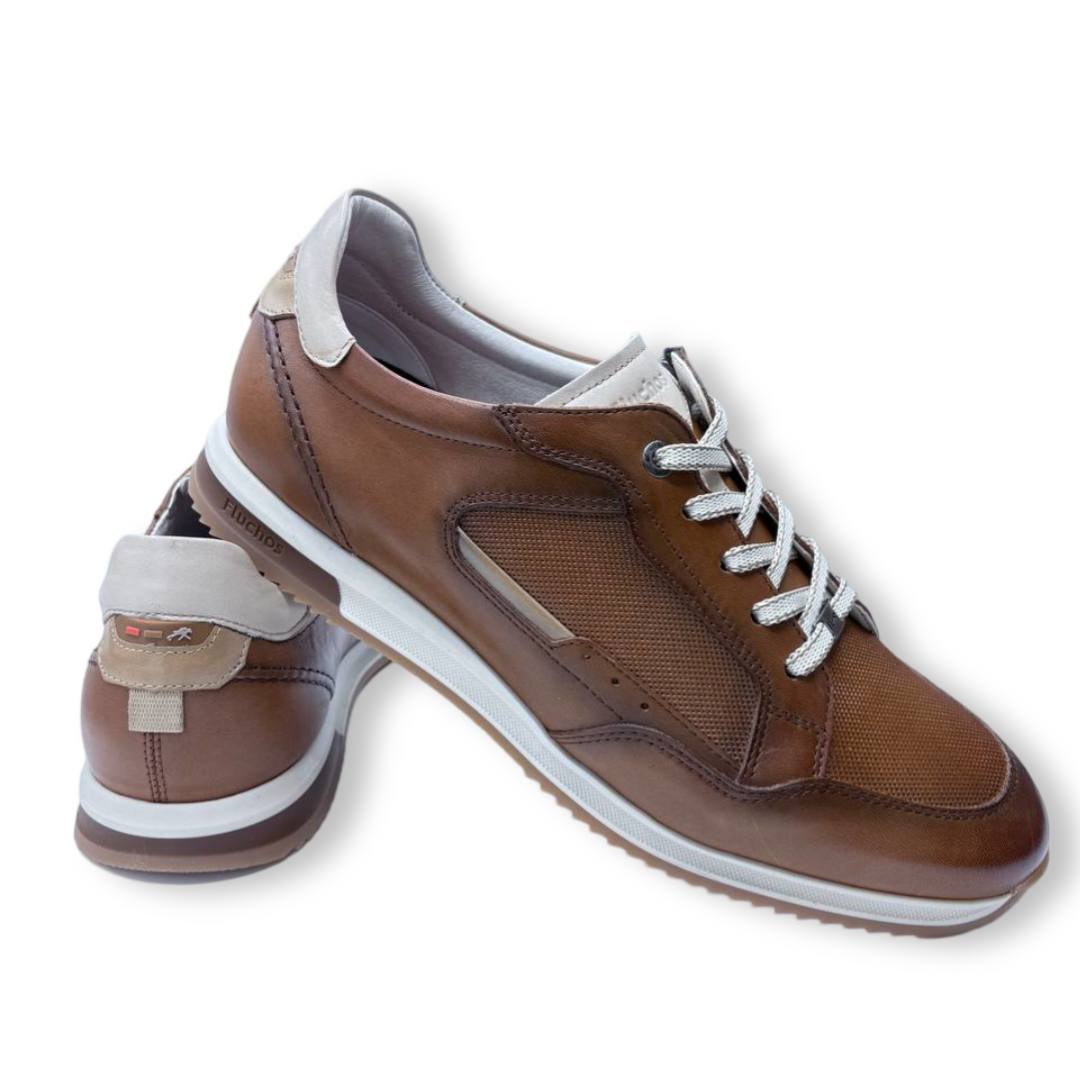 IMG 2376 - FLUCHOS SAMIR F2187 | ZAPATILLA DEPORTIVA DE PIEL CON DISEÑO PERFORADO SAMIR F2189 Marrón – Deportiva en piel perforada con suela ligera y diseño sofisticado.