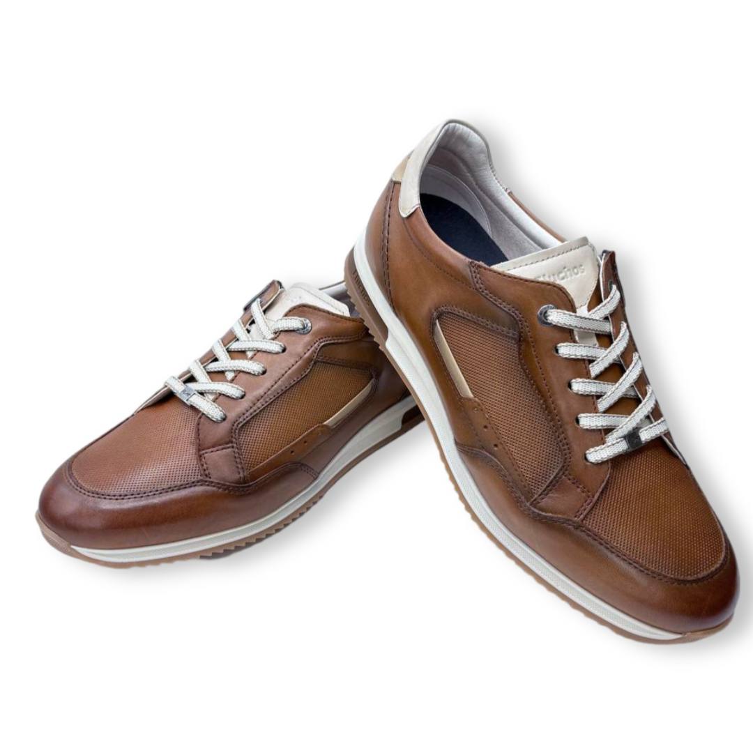 IMG 2377 - FLUCHOS SAMIR F2187 | ZAPATILLA DEPORTIVA DE PIEL CON DISEÑO PERFORADO SAMIR F2189 Marrón – Deportiva en piel perforada con suela ligera y diseño sofisticado.