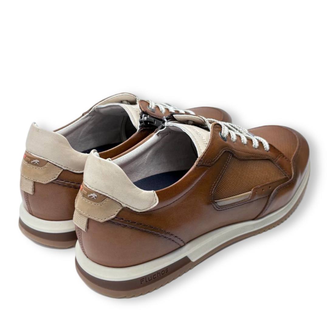 IMG 2379 - FLUCHOS SAMIR F2187 | ZAPATILLA DEPORTIVA DE PIEL CON DISEÑO PERFORADO SAMIR F2189 Marrón – Deportiva en piel perforada con suela ligera y diseño sofisticado.