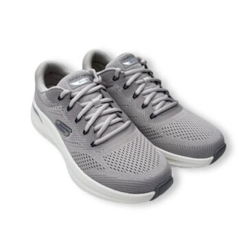 Zapatilla Skechers Arch Fit 2.0 para hombre en color taupe, con tejido técnico transpirable y suela con soporte Arch Fit.