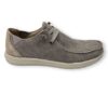 Skechers Raymon 66387 en lona beige con suela flexible y plantilla Memory Foam.