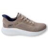 IMG 3802 - DEPORTIVO HOMBRE SKECHERS BOBS SQUAD CHAOS 118312 | CALZADO VEGANO Y LIGERO PARA HOMBRE SKECHERS BOBS SQUAD CHAOS 118312 en color taupe, con suela ergonómica, plantilla Memory Foam y tejido transpirable.