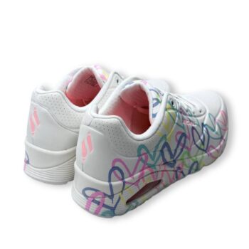 IMG 4549 - ZAPATILLAS MUJER SKECHERS 155507/WPTQ UNO-SPREAD THE LOVE | ESTILO COLORIDO Y CONFORT moda-skechers-multicolor-155507