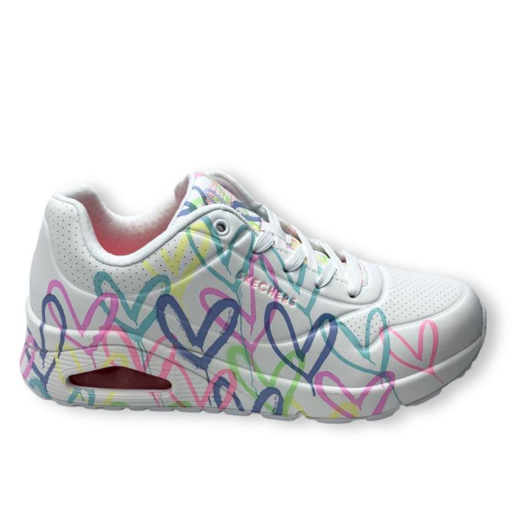 IMG 4551 - ZAPATILLAS MUJER SKECHERS 155507/WPTQ UNO-SPREAD THE LOVE | ESTILO COLORIDO Y CONFORT moda-skechers-multicolor-155507 MUJER SKECHERS 155507