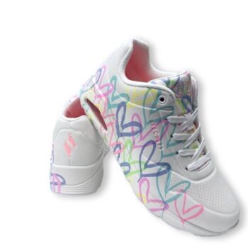 IMG 4579 - ZAPATILLAS MUJER SKECHERS 155507/WPTQ UNO-SPREAD THE LOVE | ESTILO COLORIDO Y CONFORT moda-skechers-multicolor-155507