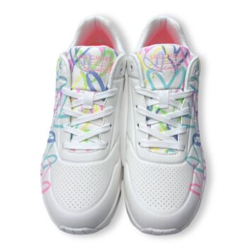 IMG 4592 - ZAPATILLAS MUJER SKECHERS 155507/WPTQ UNO-SPREAD THE LOVE | ESTILO COLORIDO Y CONFORT moda-skechers-multicolor-155507