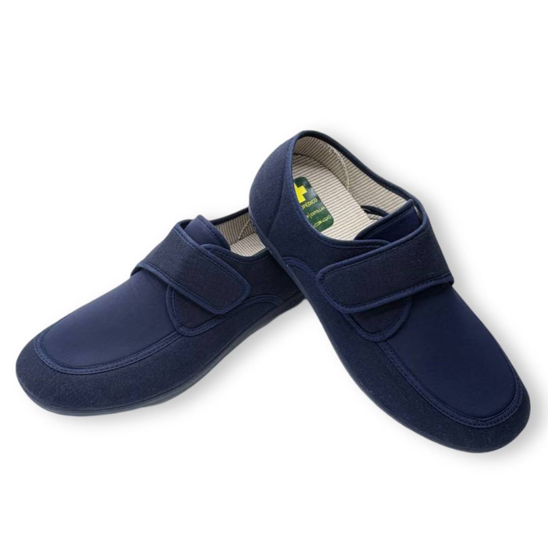 IMG 7038 - ZAPATILLA DE CASA HOMBRE DOCTOR CUTILLAS 1401 | ZAPATOS CÓMODOS PARA HOMBRE CON VELCRO, ANCHO ESPECIAL, CALZADO LIGERO PARA MAYORES doctorcutillas-1401-marino