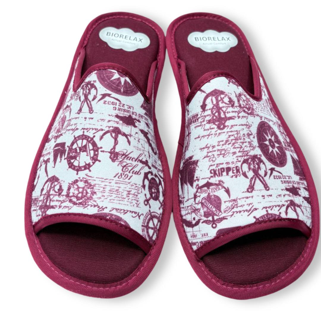 IMG 8078 - ZAPATILLA DE CASA HOMBRE COSDAM 1405 NAUTIC BURDEOS | ZAPATILLAS ABIERTAS, RIZO VERANO, CONFORT BIORELAX cosdam-1405-nautic-burdeos