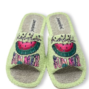 IMG 8103 - ZAPATILLA DE CASA MUJER BEREVERE V5016 | ZAPATILLAS DE RIZO CÓMODAS MUJER, VERANO, FABRICADAS EN ESPAÑA berevere-v5016-verde