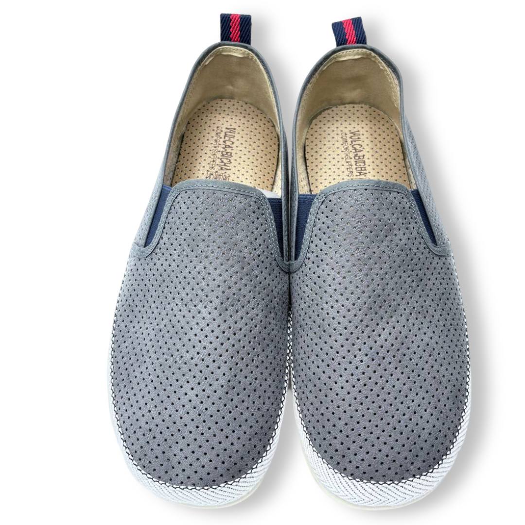 IMG 8902 - ALPARGATA VERANIEGA HOMBRE VULCA-BICHA 634 | ZAPATILLA LIGERA TIPO SLIP-ON, TEJIDO TRANSPIRABLE, CÓMODA Y ESTILOSA Picad-634-gris