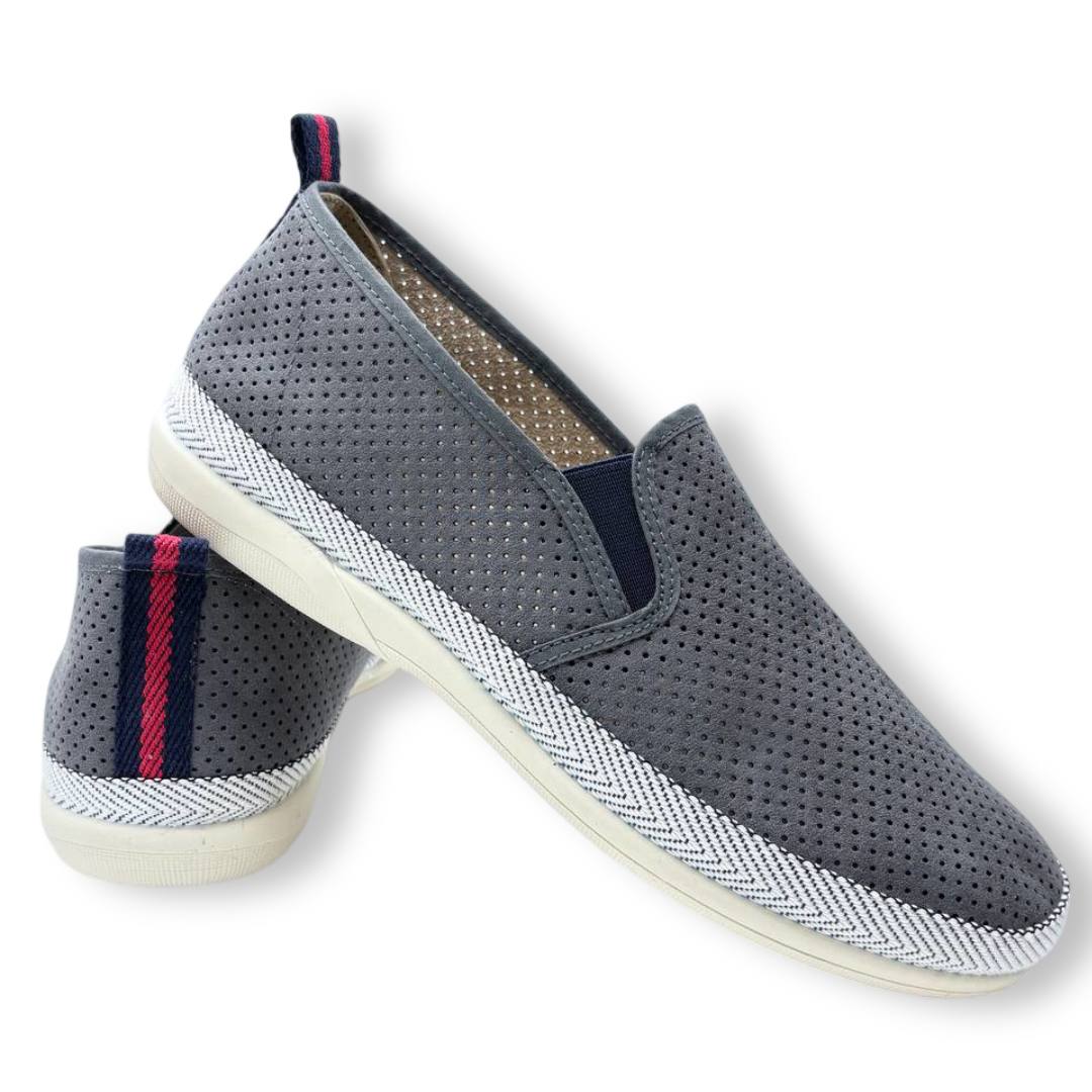IMG 8908 - ALPARGATA VERANIEGA HOMBRE VULCA-BICHA 634 | ZAPATILLA LIGERA TIPO SLIP-ON, TEJIDO TRANSPIRABLE, CÓMODA Y ESTILOSA Picad-634-gris
