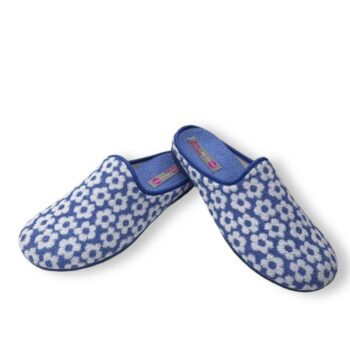 IMG 1256 - ZAPATILLA COSDAM BIORELAX 13085 INDIGO | ZAPATILLAS CASA MUJER, ESTAMPADO FLORES, RIZO ALGODÓN, SUELA CÓMODA cosdam-13085-indigo.jpg