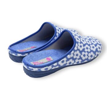 IMG 1282 - ZAPATILLA COSDAM BIORELAX 13085 INDIGO | ZAPATILLAS CASA MUJER, ESTAMPADO FLORES, RIZO ALGODÓN, SUELA CÓMODA cosdam-13085-indigo.jpg