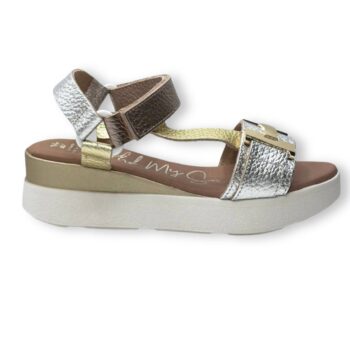 Sandalia Oh My Sandals 5671 Doya Plata Combi SANDALS 5672 DOYA