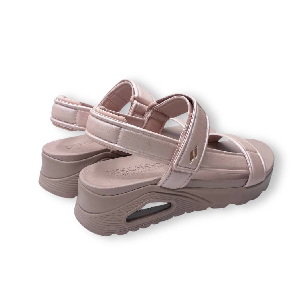 IMG 3935 - SANDALIA SKECHERS 120016/OFWT BASICALLY PRETTY | DISEÑO URBANO VEGANO CON CÁMARA DE AIRE Y AJUSTE DE VELCRO skechers-120016-ofwt-basically-pretty-rosa