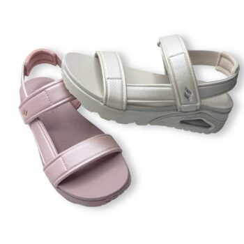 IMG 3936 - SANDALIA SKECHERS 120016/OFWT BASICALLY PRETTY | DISEÑO URBANO VEGANO CON CÁMARA DE AIRE Y AJUSTE DE VELCRO skechers-120016-ofwt-basically-pretty-rosa