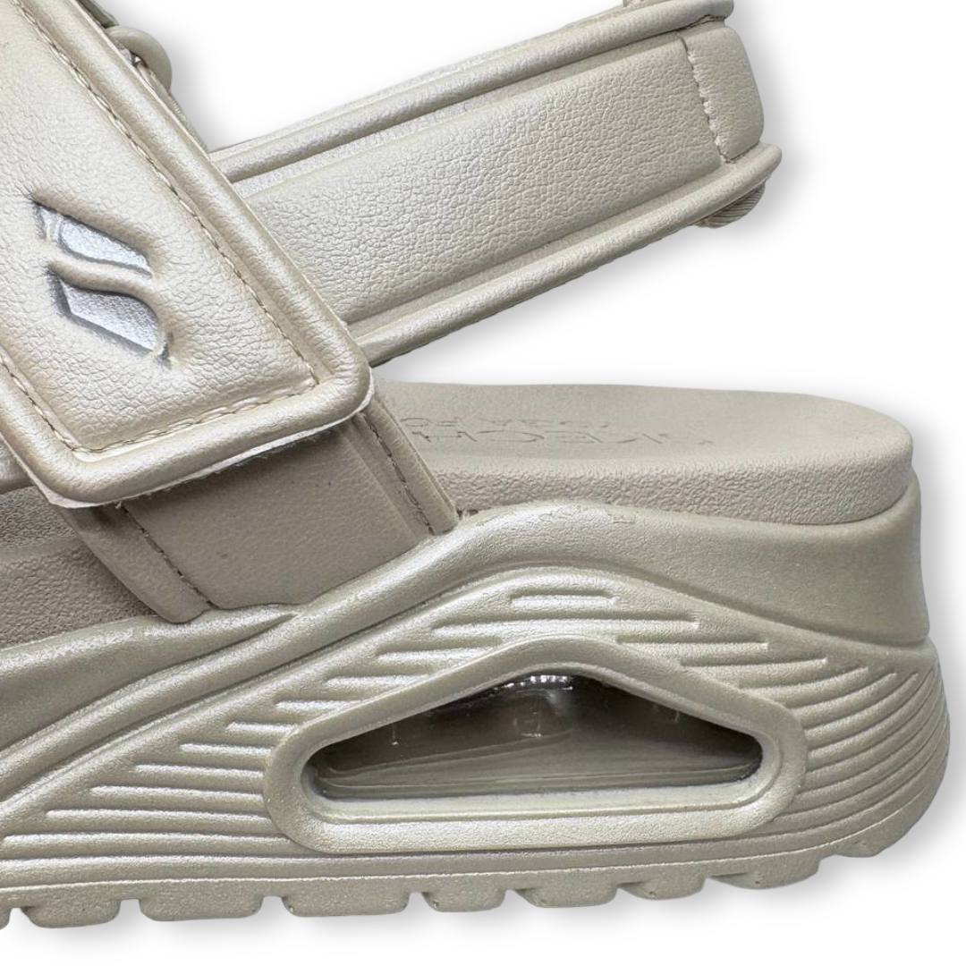 IMG 3952 - SANDALIA SKECHERS 120016/OFWT BASICALLY PRETTY | DISEÑO URBANO VEGANO CON CÁMARA DE AIRE Y AJUSTE DE VELCRO skechers-120016-ofwt-basically-pretty-blanco