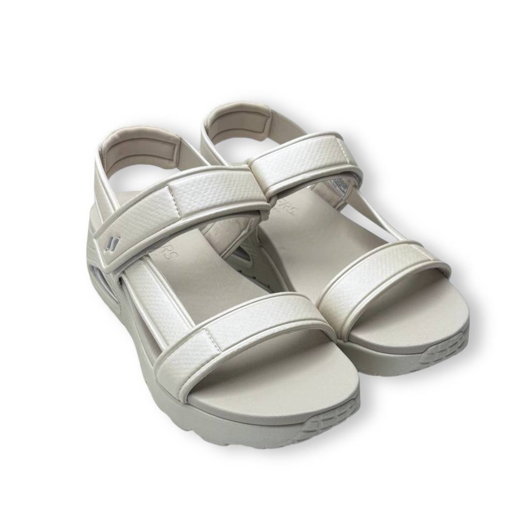 IMG 3953 - SANDALIA SKECHERS 120016/OFWT BASICALLY PRETTY | DISEÑO URBANO VEGANO CON CÁMARA DE AIRE Y AJUSTE DE VELCRO skechers-120016-ofwt-basically-pretty-blanco