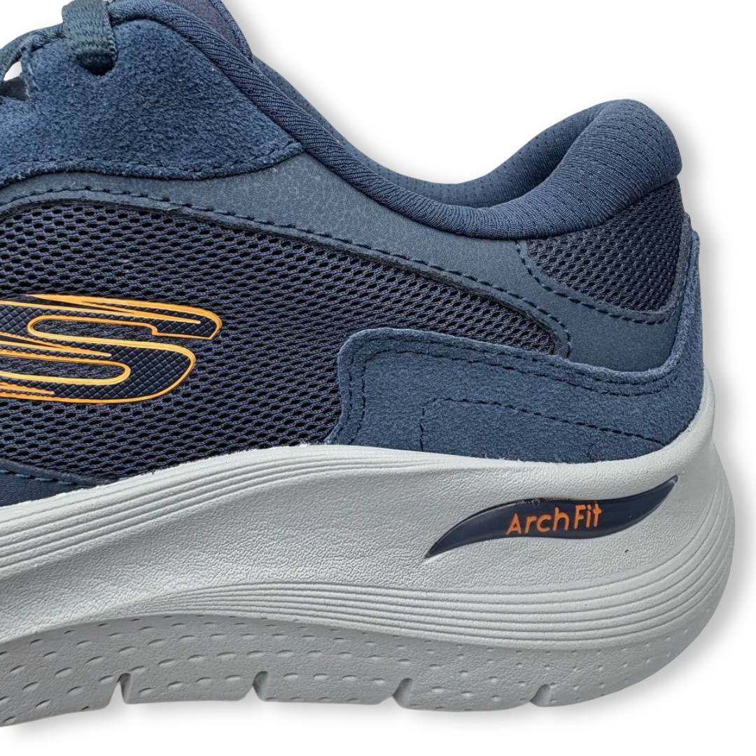 IMG 6725 - ZAPATILLAS HOMBRE SKECHERS ARCH FIT 2.0 THE KEEP | SNEAKERS SOPORTE PODOLÓGICO Zapatillas_Skechers_ArchFit_2.0_Thekeep_NavyOrange_Hombre_00