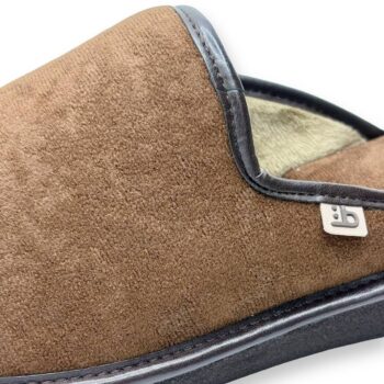 IMG 0746 - ZAPATILLAS DE CASA HOMBRE BEREVERE ALCATRAZ 800 | CLÁSICAS, CÁLIDAS Y ANTIDESLIZANTES Zapatilla de casa_hombre_ berevere_ alcatraz-800-marrón