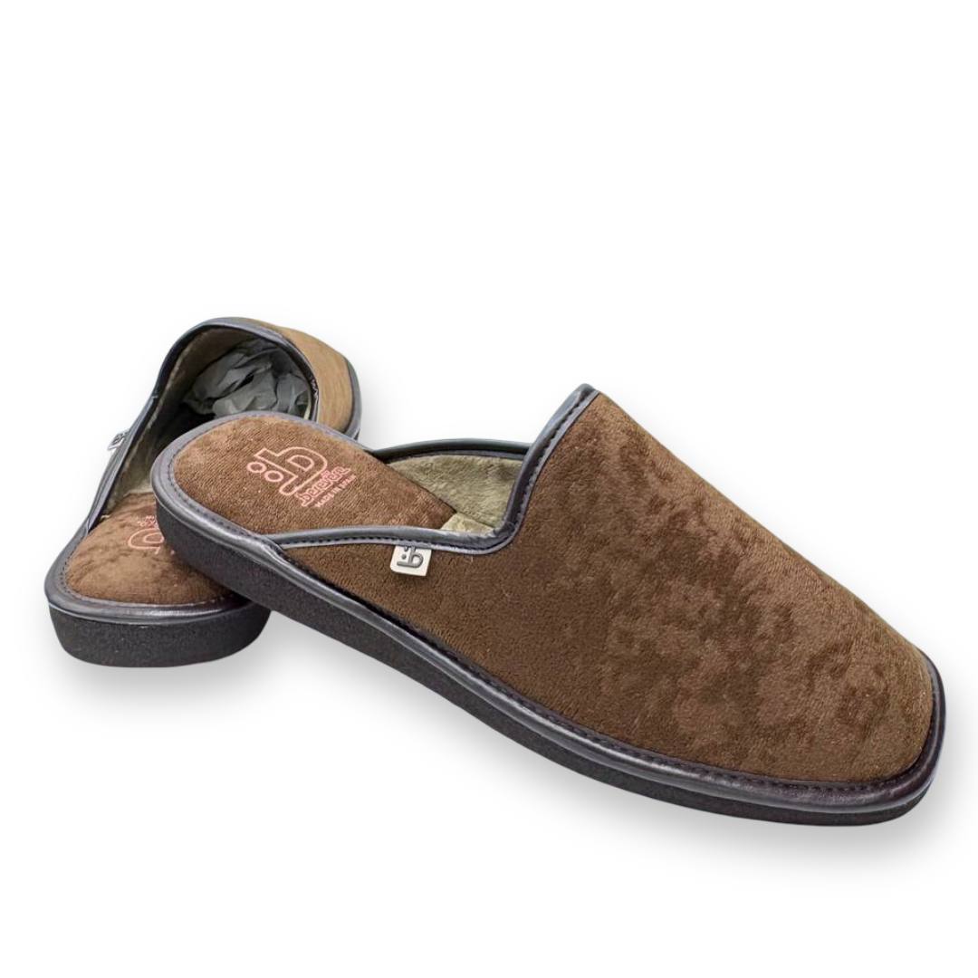 IMG 0747 - ZAPATILLAS DE CASA HOMBRE BEREVERE ALCATRAZ 800 | CLÁSICAS, CÁLIDAS Y ANTIDESLIZANTES Zapatilla de casa_hombre_ berevere_ alcatraz-800-marrón