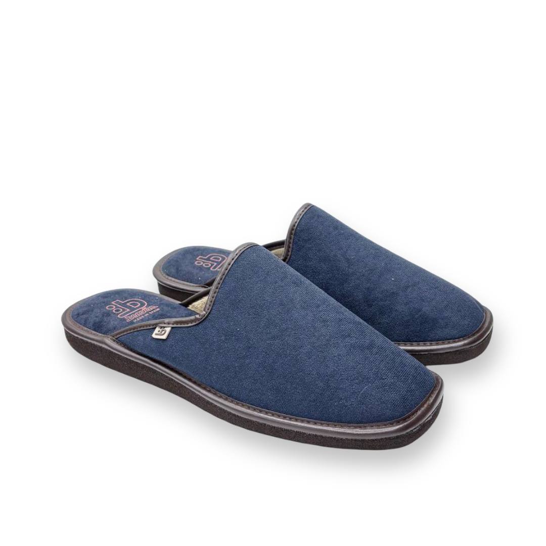 IMG 0751 - ZAPATILLAS DE CASA HOMBRE BEREVERE ALCATRAZ 800 | CLÁSICAS, CÁLIDAS Y ANTIDESLIZANTES Zapatilla de casa_hombre_ berevere_ alcatraz-800-marino