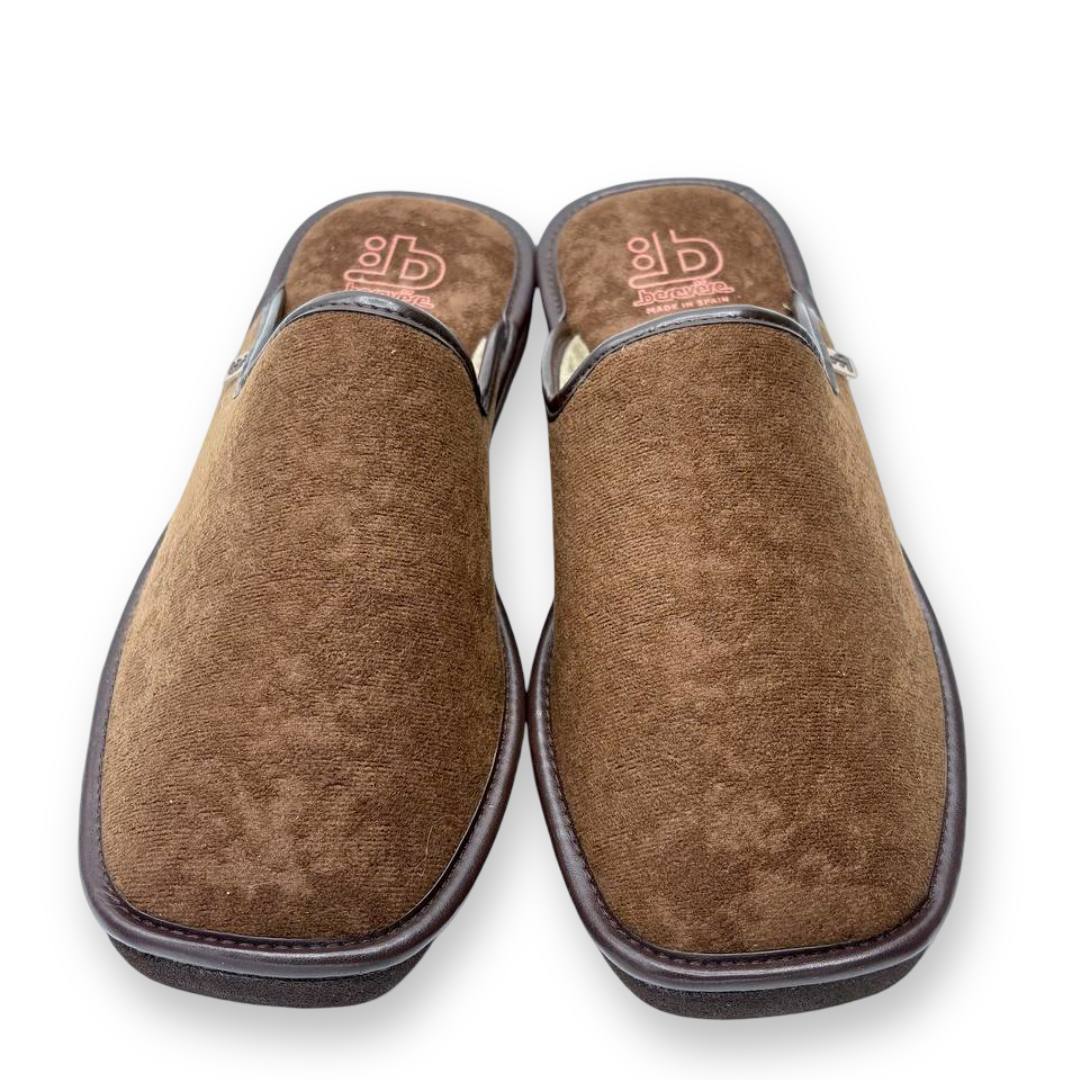 IMG 0753 - ZAPATILLAS DE CASA HOMBRE BEREVERE ALCATRAZ 800 | CLÁSICAS, CÁLIDAS Y ANTIDESLIZANTES Zapatilla de casa_hombre_ berevere_ alcatraz-800-marrón