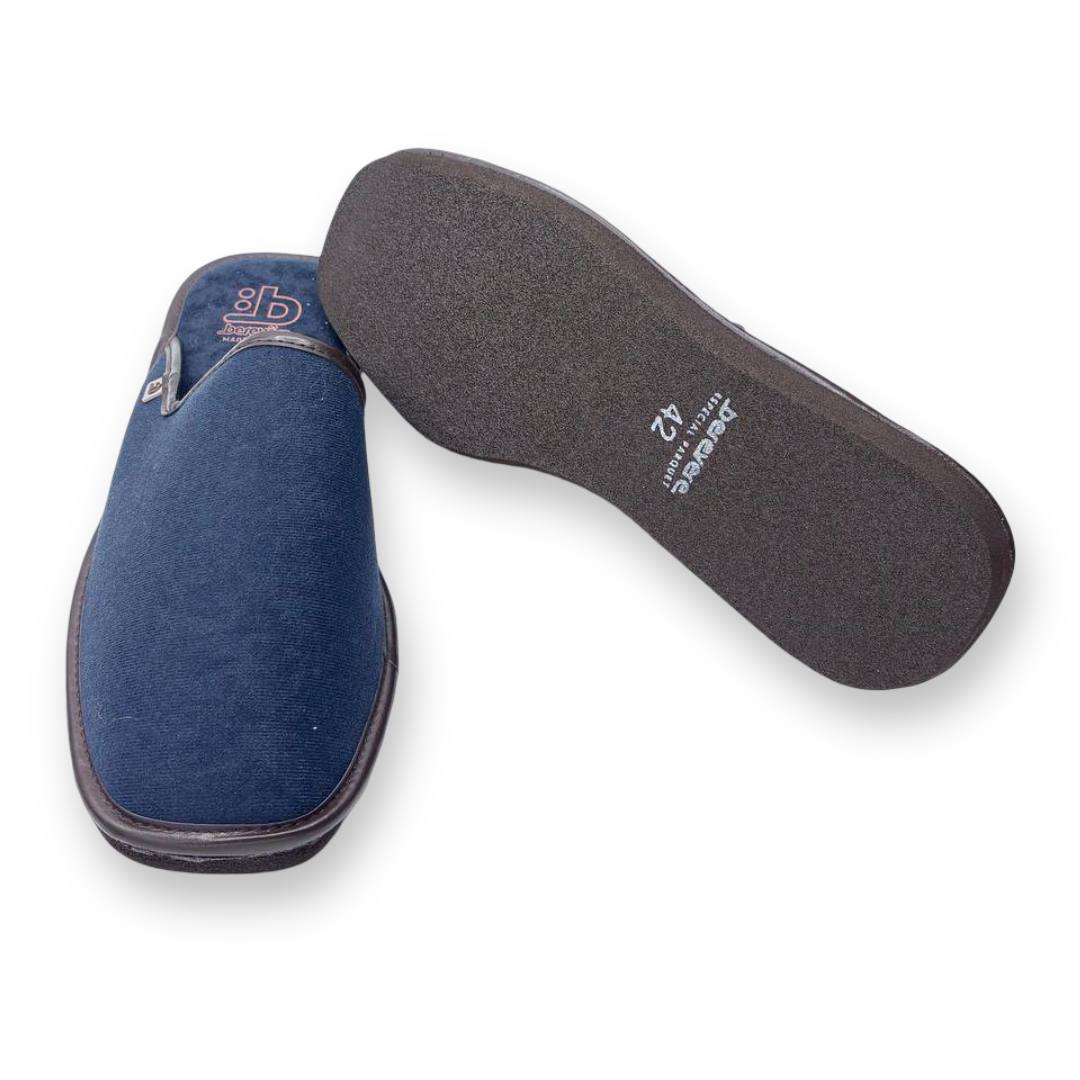 IMG 0808 - ZAPATILLAS DE CASA HOMBRE BEREVERE ALCATRAZ 800 | CLÁSICAS, CÁLIDAS Y ANTIDESLIZANTES Zapatilla de casa_hombre_ berevere_ alcatraz-800-marino