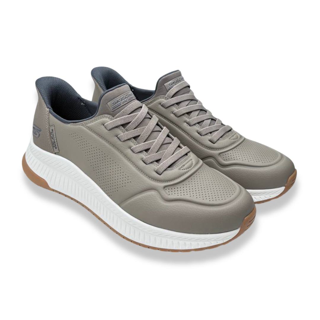 IMG 1070 - ZAPATILLAS HOMBRE SKECHERS BOBS SQUAD 4 DIRECT STEP | COMODIDAD SLIP-INS CON MEMORY FOAM skechers-bobs-squad4-direct-step-beige