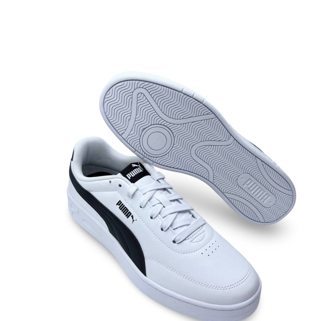 IMG 7867 - ZAPATILLAS PUMA COURT CLASSIC CLEAN WHITE/BLACK | ESTILO RETRO Y COMODIDAD MODERNA Puma_H_CourtClassicClean_WhiteBlack