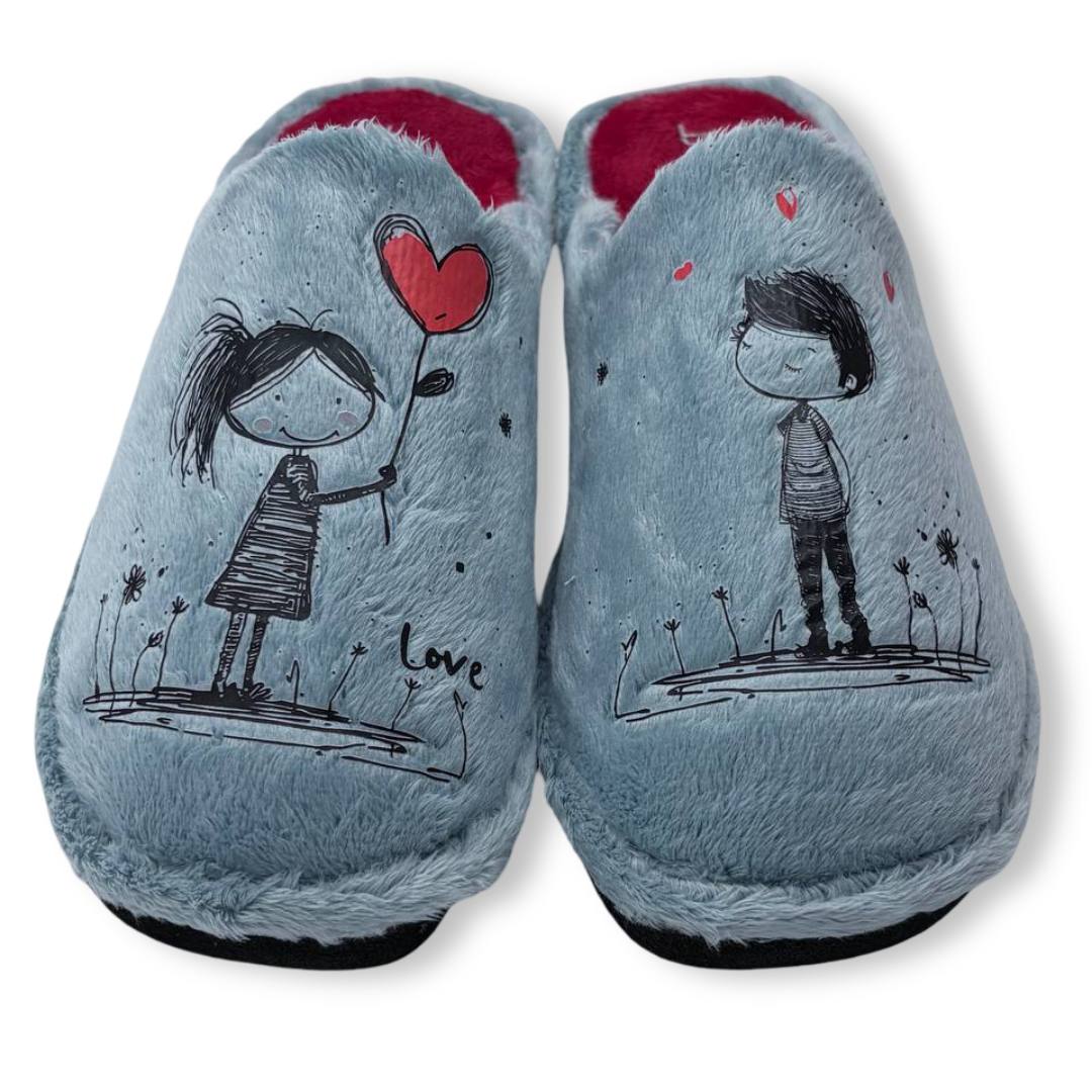 IMG 8396 - ZAPATILLAS DE CASA BEREVERE IN5508 | COLOR, COMODIDAD Y DISEÑO DIVERTIDO Berevere_S_IN5508_GRISCLARO