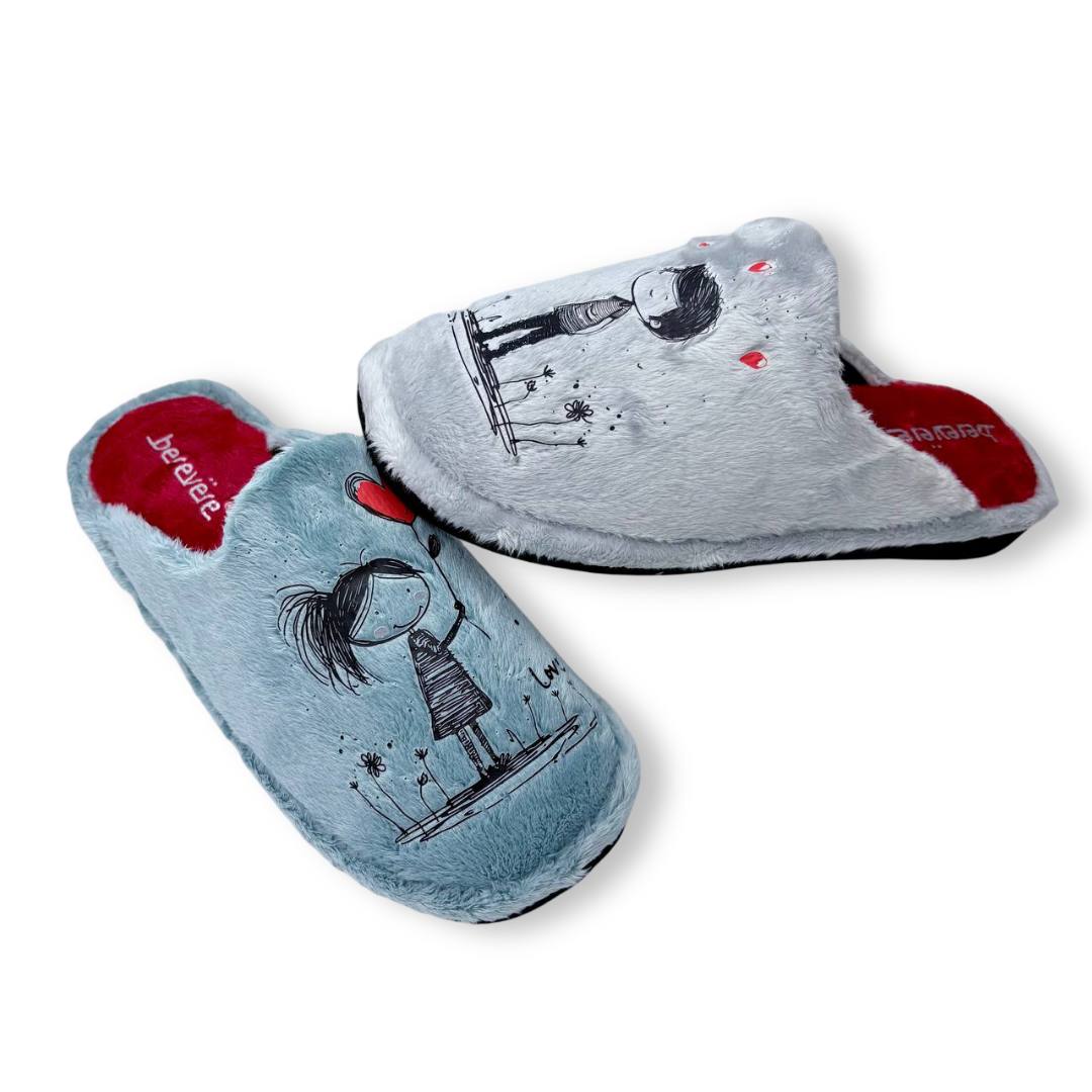 IMG 8419 - ZAPATILLAS DE CASA BEREVERE IN5508 | COLOR, COMODIDAD Y DISEÑO DIVERTIDO Berevere_S_IN5508_GRISCLARO
