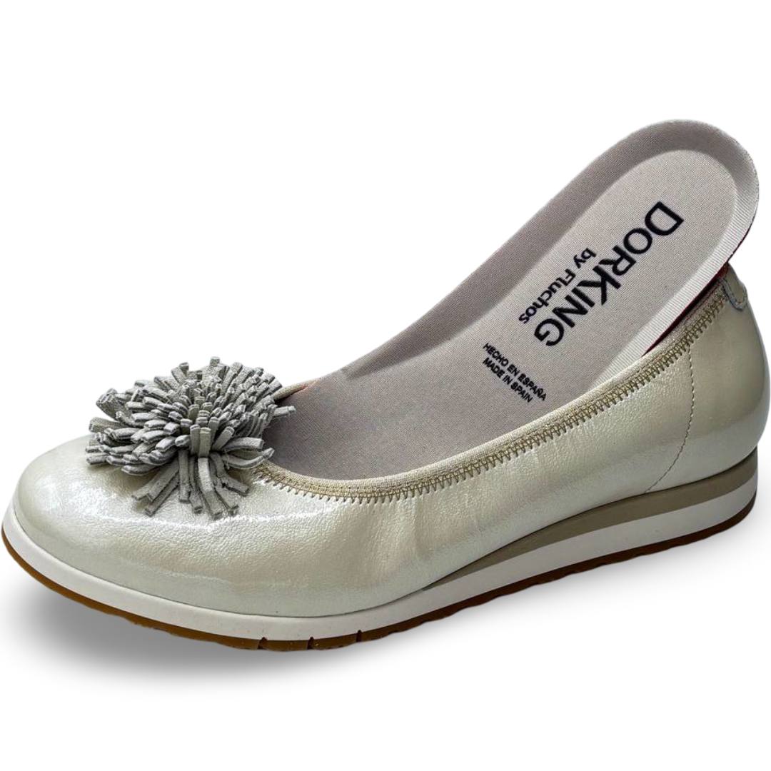 IMG 3388 - BAILARINA MUJER DORKING D9714 | ZAPATO SALÓN CON ELEGANCIA Y CONFORT zapato_mujer_bailarina_fluchos_swim_beige